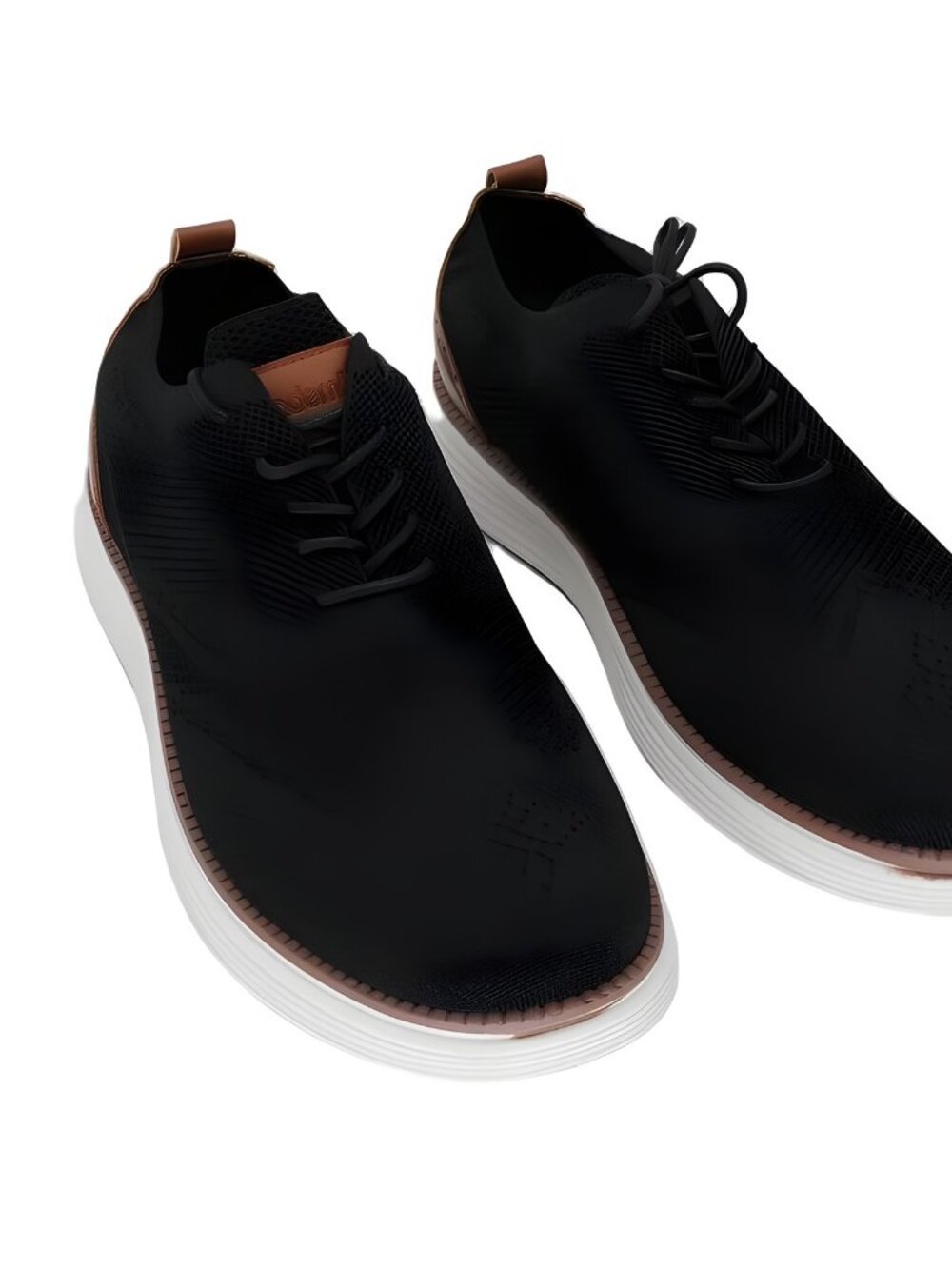 Akademiks Olney Wingtip Black White Sneakers US 13M EU 46